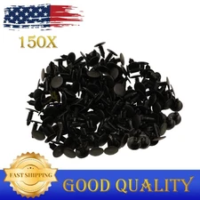 150x Hole Plastic Rivets Retainer Fender Push Pin Auto Car Bumper Fastener Clips
