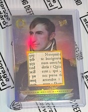 2024 Pieces of the Past 1800s Edition William Henry Harrison Relic Card #124