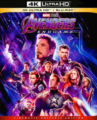 Avengers: Endgame (2019) 4K UHD + Blu-ray All/0 Region - 2 Disc Special