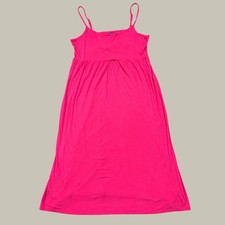 Old Navy Maxi Dress Womens XL Pink Cami Empire Waist Barbiecore Summer Stretch