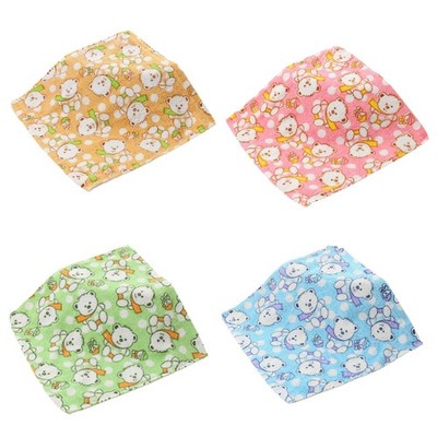 5Pcs Washcloth Baby-Face Towel Feeding Bibs Handkerchief Hand Cloth Saliva Towel