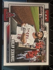 2026 TOPPS Series 1 Nolan Schanuel #43 Golden Back Image Variation SP LA Angels