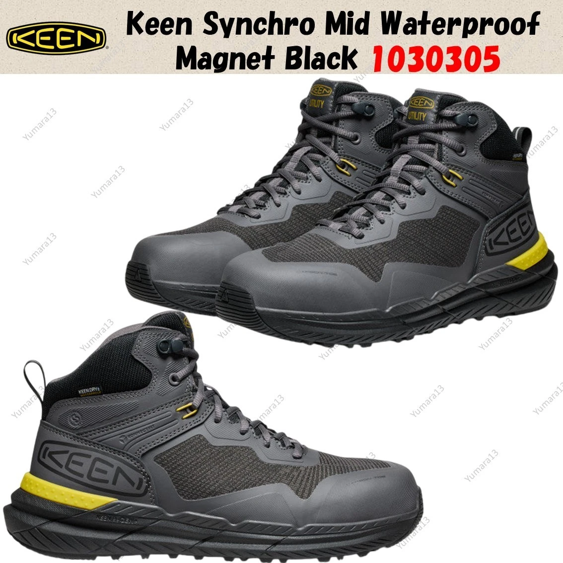 KEEN Targhee III Scarpe Da Escursionismo Uomo - Impermeabili KEEN.DRY, Suola Alta Trazione, Colletto Imbottito, Vestibilità Comoda - 4