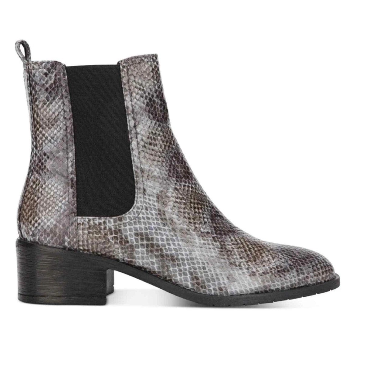 Kenneth Coke Reaction Salt Chelsea Boots Size 11 Snakeskin Reptile