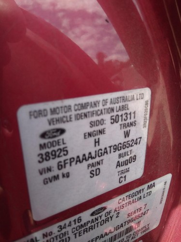 FORD TERRITORY STARTER MOTOR PETROL, 4.0, SY MKI-SZ, 04/2008-12/2016 - Picture 12 of 12