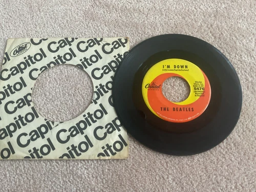 Vinyl 7”  45 THE BEATLES I’m Down Help!  NrMt