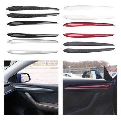 2Pcs Autotür Innendekoration  Innenaufkleber für  & Model Y 2021 Autozubehör
