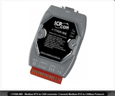ICP CON i-7530A-MR - Modbus RTU to CAN Converter