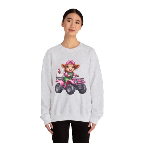 Highland Cow and Rooster Unisex Heavy Blend™ Sweatshirt mit Rundhalsausschnitt - Bild 11 von 15