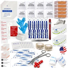 IFAK Individual First Aid Kit Refill, 105 Piece Edition