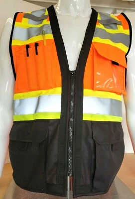 FX SAFETY PRODUCT HIGH VISIBILITY Surveyor Three Tones Safety Vest ANSI/ ISEA 107-2015