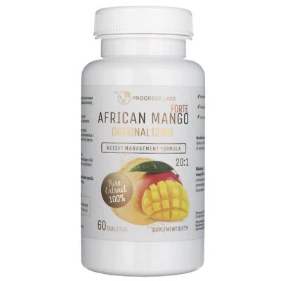 Progress Labs African Mango FORTE 20:1 6000 mg, 60 comprimés