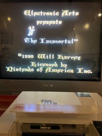 Immortal The (Nintendo Entertainment System, 1990) NES boxed with manual CIB