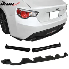 Fit 13-20 Scion FRS/BRZ/Toyota 86 OE Rear Bumper Diffuser + CS Rear Bumper Apron
