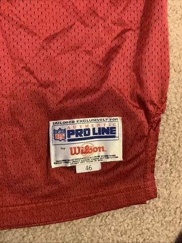 Jerry Rice #80 San Francisco 49ers Jersey 46 Large Authentic Pro Line Wilson - Picture 5 of 19
