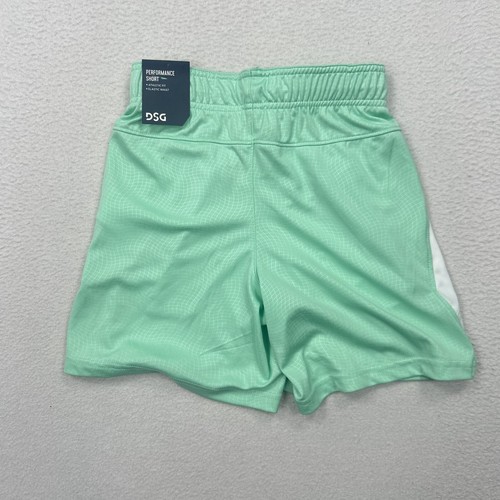 DSG Boys Youth Training Shorts Size XS Cool Mint Green Athletic Fit - Picture 2 of 8