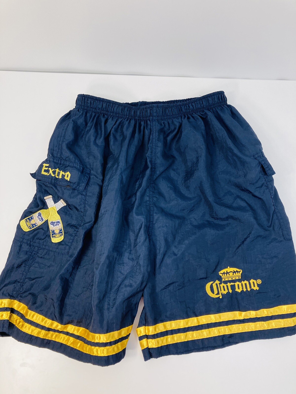 Corona Extra Beer Mens Swim Trunks Embroidered L Pock… Gem