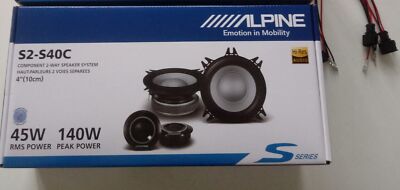 Kit 4 Lautsprecher Alpine S2 Für BMW Serie 3 E90 Sedan (2005-2011)