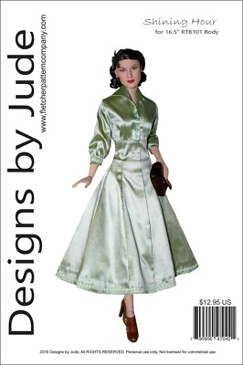 Shining Stunde Claire Kleid Muster Für 16.5 '' RTB101 Körper Puppen Grace Tonner
