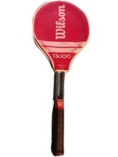Vintage 1970s Wilson T3000 Tennis Racket - Metal With Cover