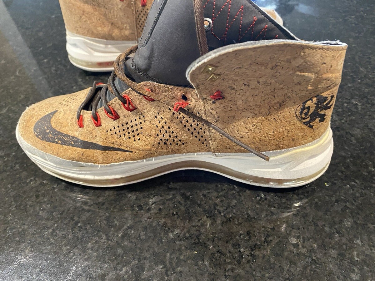 Size 12 - Nike LeBron 10 EXT QS Cork Excellent Condition | eBay