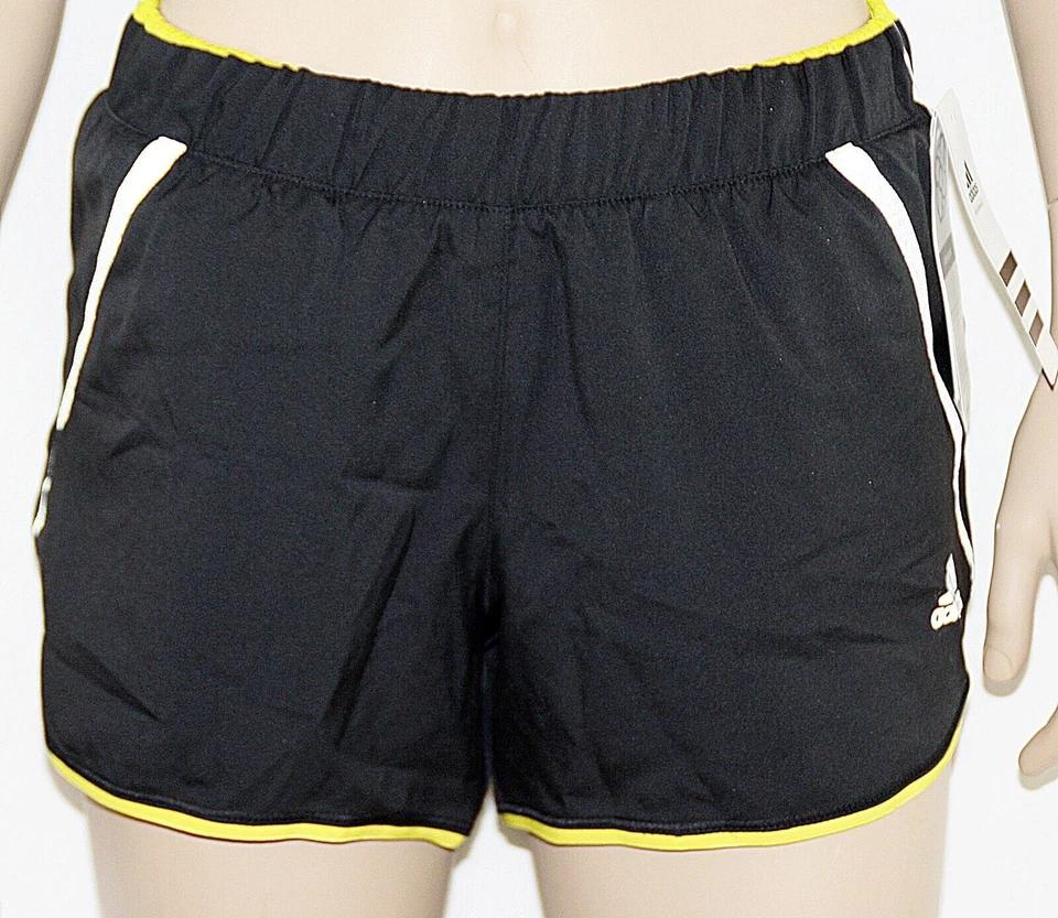 Adidas Comme 4 " Short/ Boxer W Shorts pour Femmes Loisirs Climacool Noir/Jaune - Photo 1/1
