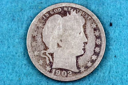 Estate Find 1902 - Barber Quarter!!  #H11474