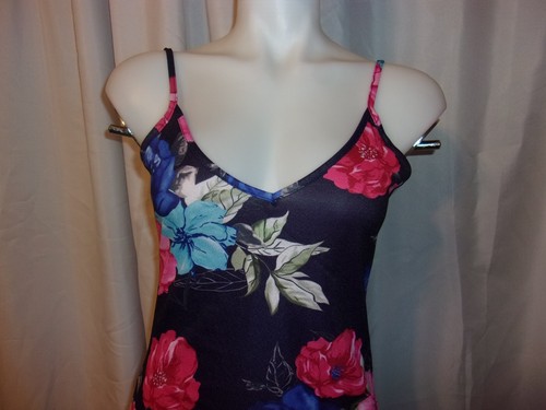 Bodycon-Minikleid Damen mehrfarbig Blumenmuster Größe S - Bild 2 von 4