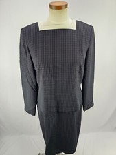Talbots Women's Black and White Check Dress 10