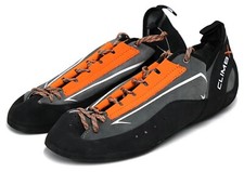 ClimbX	Crush Lace Climbing Shoes - Grey/Orange