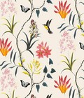 Vintage Floral Wallpaper Peel And Stick Wallpaper Flowers Birds Removable Wallpa