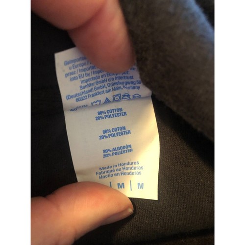 Cancelled Hoodie Port & Company Black Med NWT Cotton Poly - Picture 4 of 4
