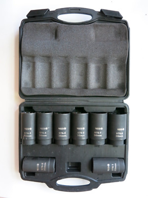 MATCO TOOLS 8 Pc. 12 Point Axle Nut Socket Set AXL12PT METRIC 29mm