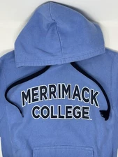 Merrimack College Powder Blue MV Sport Pro Weave Hoodie (XS)