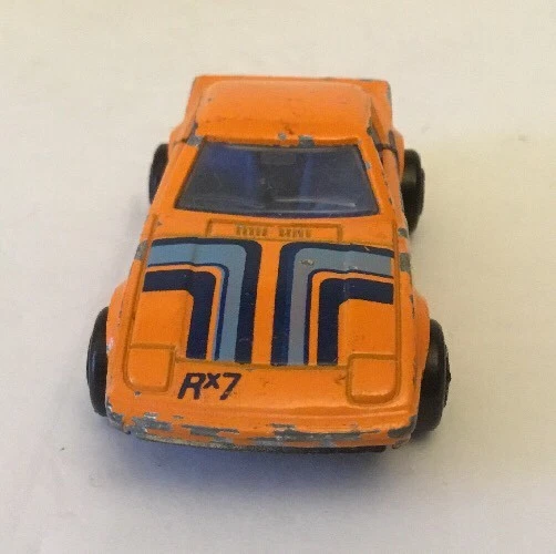 Coche deportivo vintage Majorette naranja MAZDA RX7 diecast escala 1/56 No. 257 Francia Foto 3 de 4