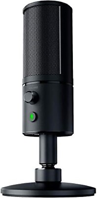 Razer Seiren X USB Streaming Microphone Black Pick-Up Built-In Shock Mount