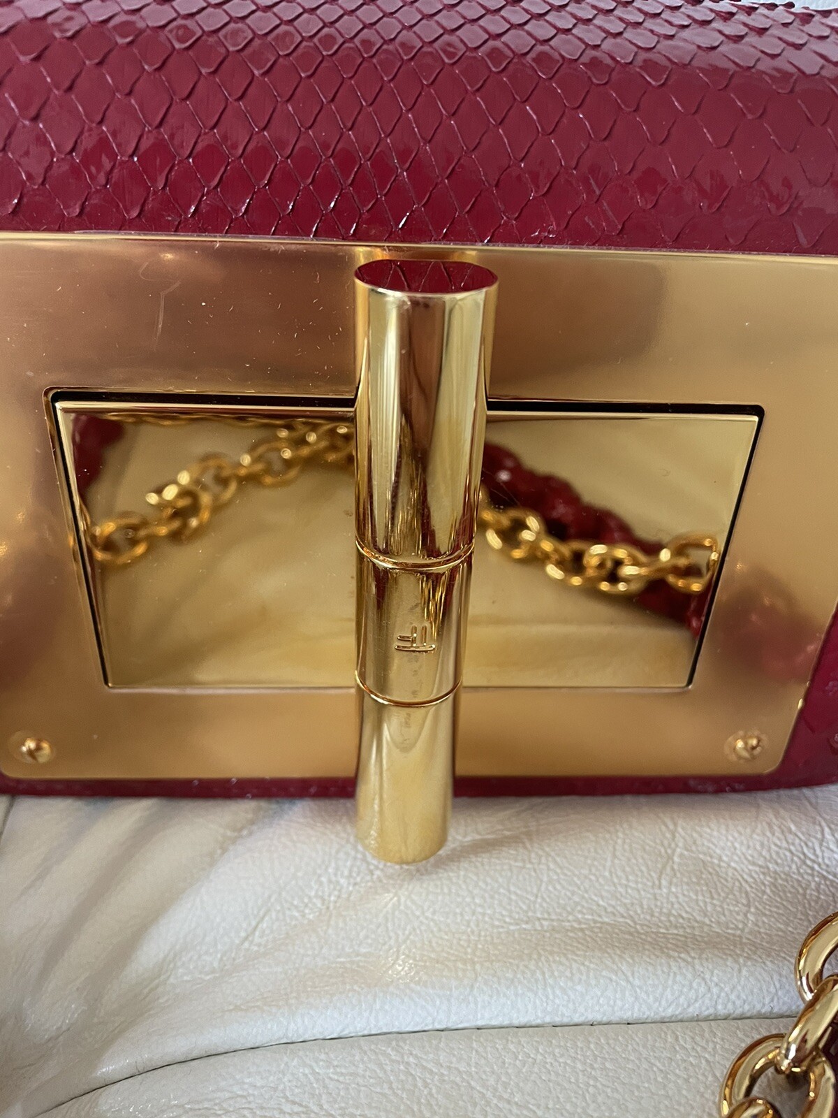 Tom Ford python vernis natalia bag - image 2