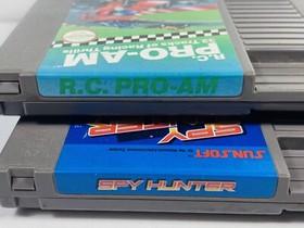 Spy Hunter + R.C Pro Am -- NES Nintendo Original Authentic 2 Games Low Price