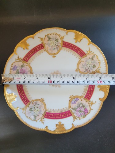 limoges AK france Flowers plate - Picture 13 of 15