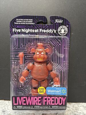 Five Nights of Freddy's *Glow in the Dark* LIVEWIRE FREDDY 6'' Figure! (2021)