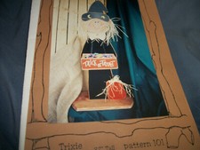 Halloween Witch "Trixie" Wood Working Pattern VGC