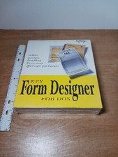 Key Form Designer For Dos Vintage Software Sealed New 1994 From Softkey