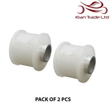 UNIVERSAL POLY SHOCK ABSORBER BUSH SUSPENSION METAL PIPE CAR JEEP KIT PACK OF 2