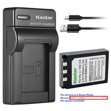 Kastar Battery Slim Charger for Olympus Li-10B Li-12B Li-10C Camedia C-7000 Zoom