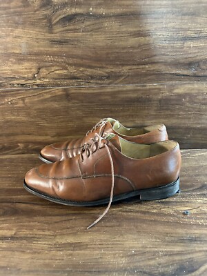 Mens Cole Haan City Brown Leather Cap Toe Oxfords Dress Lace  display picture 2