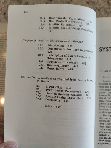 Ballistic Missile & Space Vehicle Systs; Seifert&Brown/ 1961; 1st; Box Shipping - Picture 20 of 24