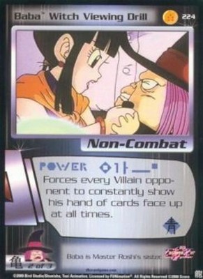 Baba Witch Viewing Drill - Saiyajin Saga (Unlimited) - Dragon Ball Z CCG (Score