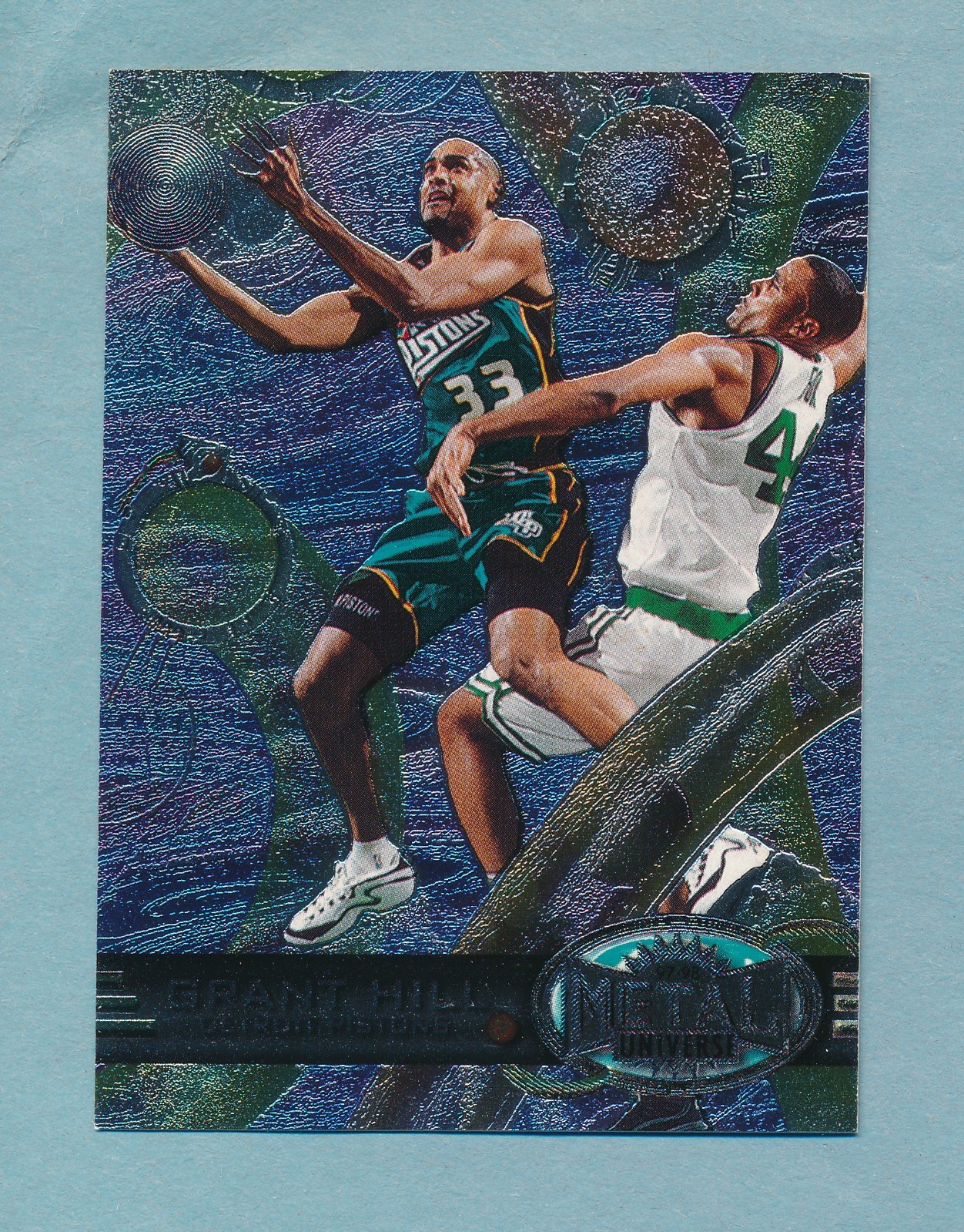 Grant Hill 1997-1998 Skybox Metal Universe #64 Detroit Pistons