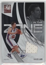2009-10 Donruss Elite In the Zone Jersey 151/299 David Lee #6 fm0