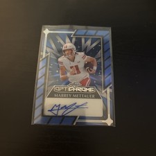 MABREY METTAUER GENUINE AUTHENTIC SIGNED AUTOGRAPHED FOOTBALL CARD 1/8